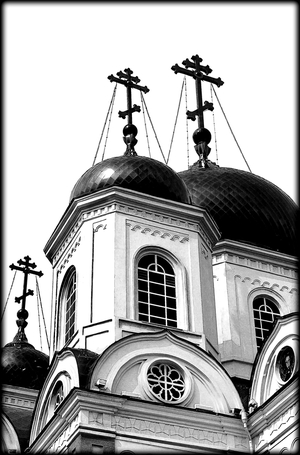 Храм на белом - картинки для гравировки